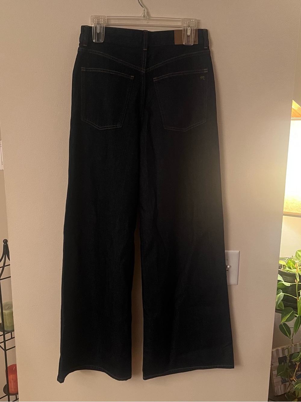 NEW Madewell Superwide-Leg Jeans in Essex Wash Rigid Size 27 NWT - Picture 10 of 10
